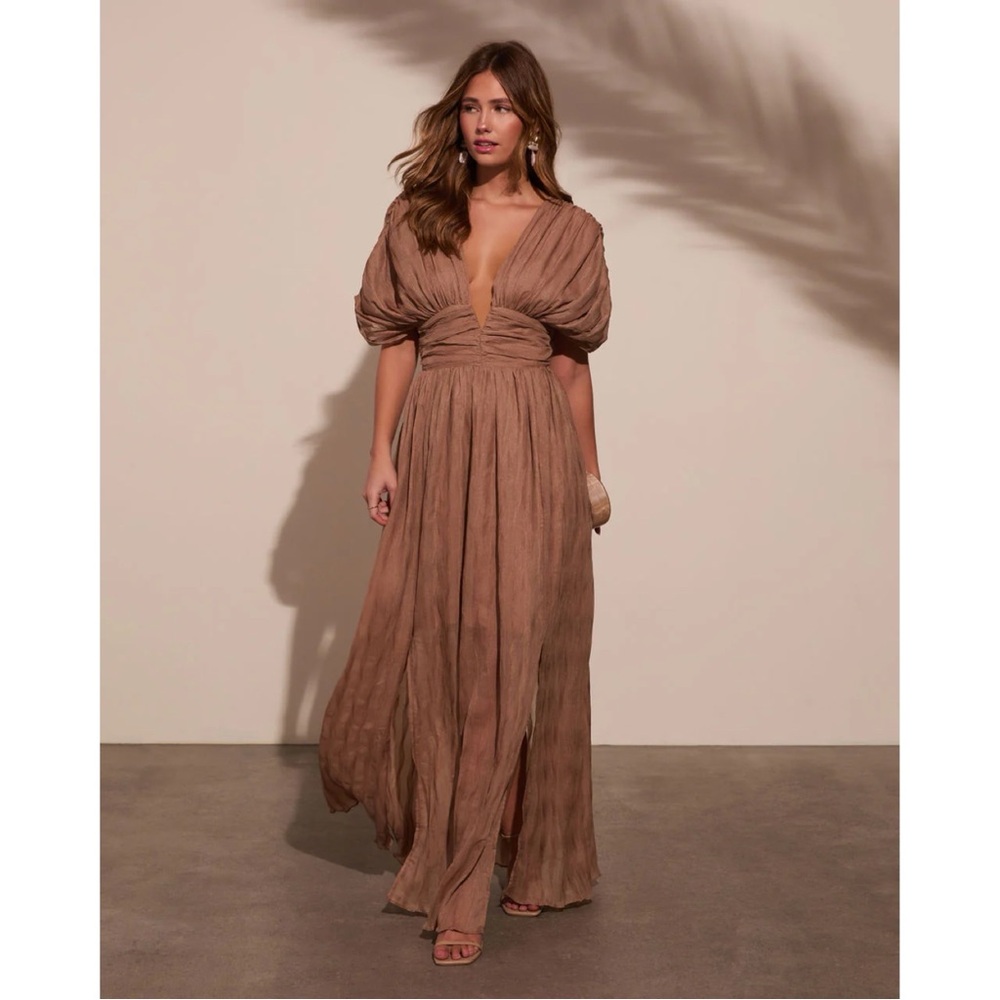 Bronze Empire Maxi Dress (S) - Picture 2 of 7